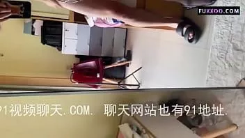 再生 ハイヒールと黒い絹の長い脚を持つ中国の女の子のクローズアップ中出しコンピレーション