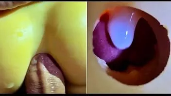 Odtwórz Wypełnianie tyłka gorącą spermą! ogromny kutas spuszcza się w ciasną dupę! orgazm analny!