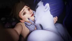 play 3D Overwatch Hentai: Widowmaker en Tracer Creampie -compilatie