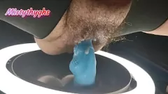 play BBW Misty Thyghs si scatena con cazzo grasso e dildo